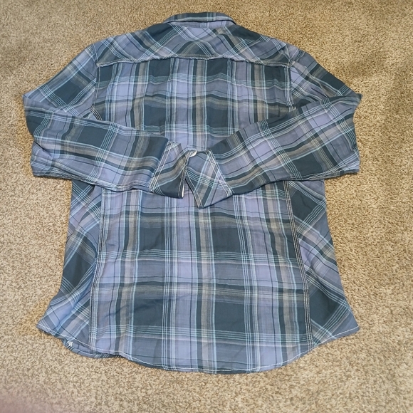 BKE Athletic Fit Western Style Pearl Snap Button Down Shirt Men's Size XL - Picture 2 of 5